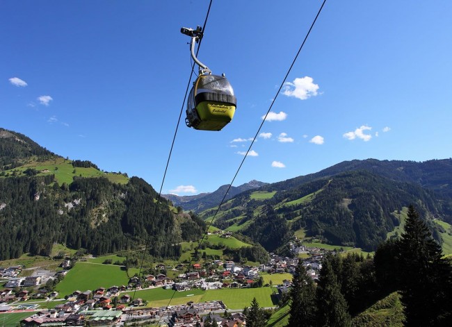 Mit der Gondel hoch hinaus im Großarltal